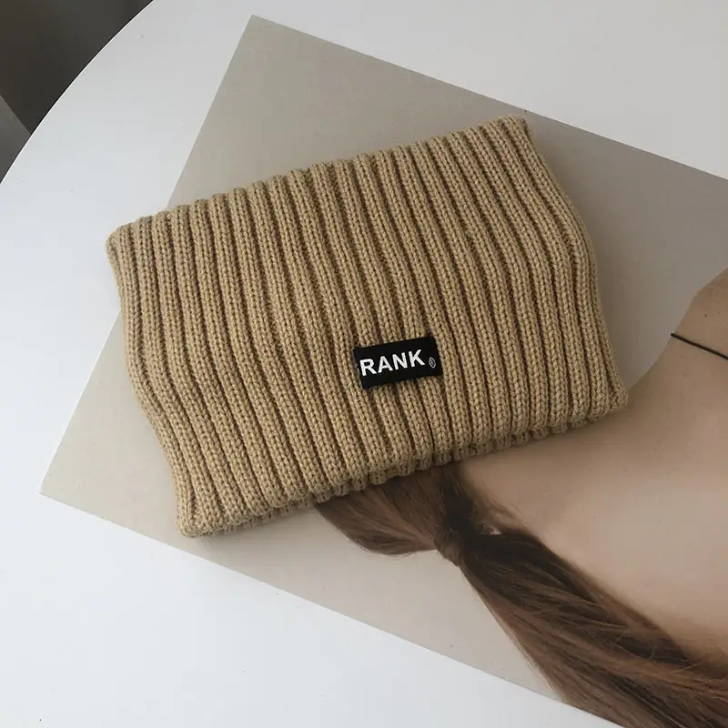 Women Woolen Hairband Blue 2021 Warm Wide Edge - Image 4
