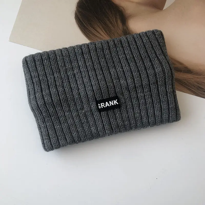 Women Woolen Hairband Blue 2021 Warm Wide Edge - Image 5