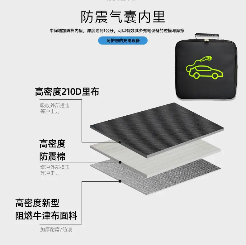 Cross-Border Wholesale Charging Gun Bag New Energy Charging Gun Storage Bag Byd Car Charger Cable Storage Bag — feature 21