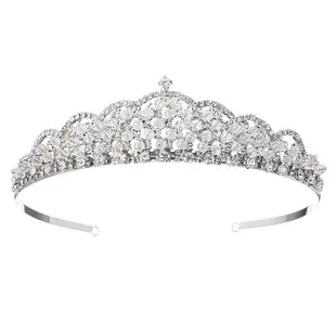 Cross-Border Bridal Jewelry Pearl Headband Crown Fairy Wedding Dinner Headdress Forest Style Diamond Crystal Flower Crown — feature 8
