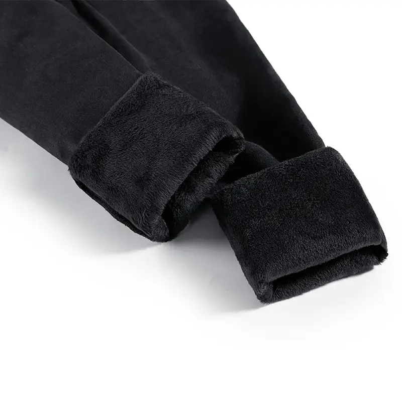 Women Fleece Lined Slimming Jeans Blue Winter - Image 7