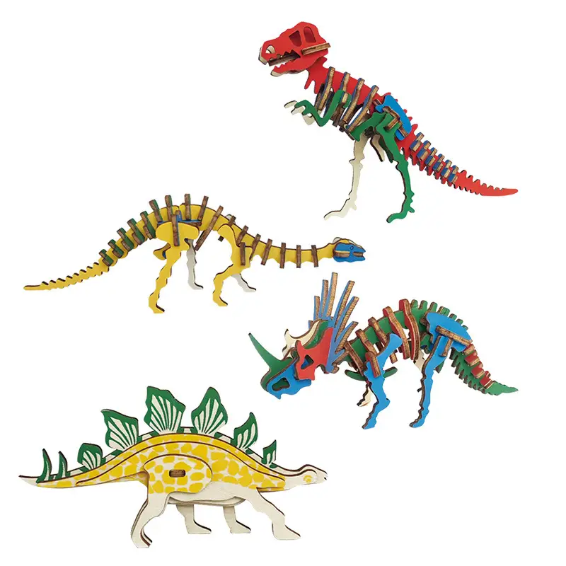Wooden Dragon Boat Assembly Puzzle for Kids - Image 37