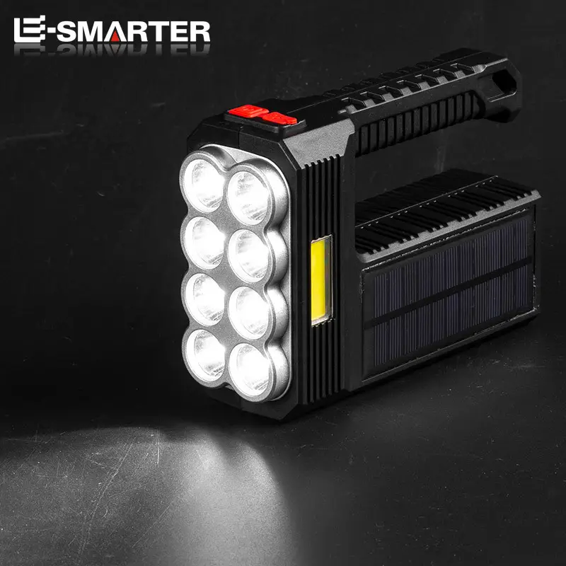 Solar Rechargeable Super Bright LED Flashlight - Image 3