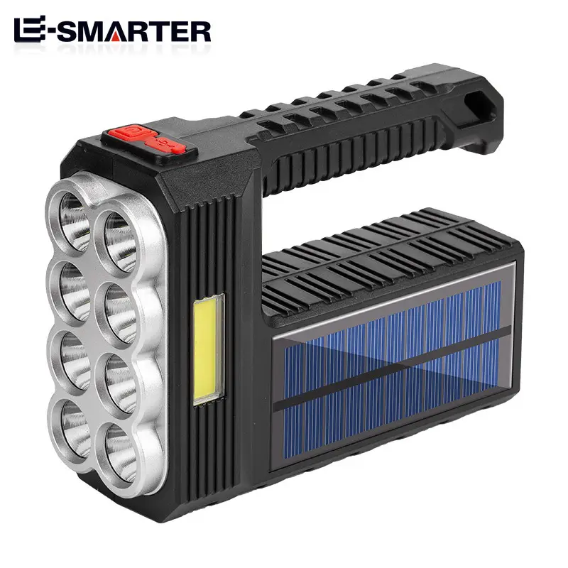 Solar Rechargeable Super Bright LED Flashlight - Image 4