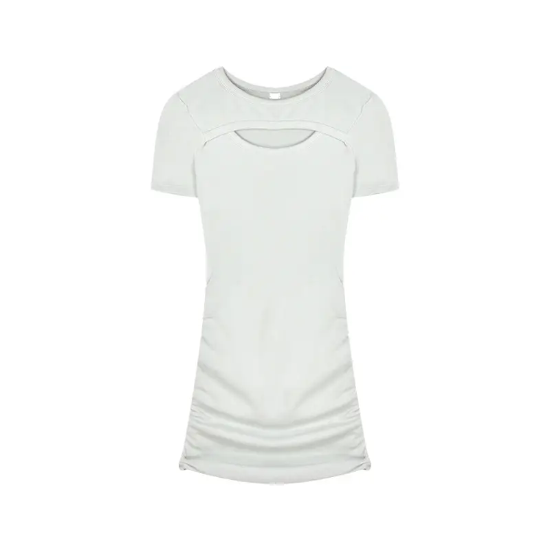 Black Hip-Hugging T-Shirt for Women Spring Summer - Image 8