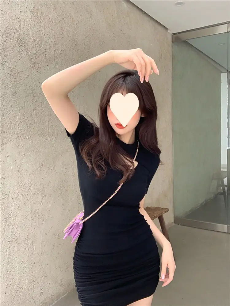 Black Hip-Hugging T-Shirt for Women Spring Summer — feature 12