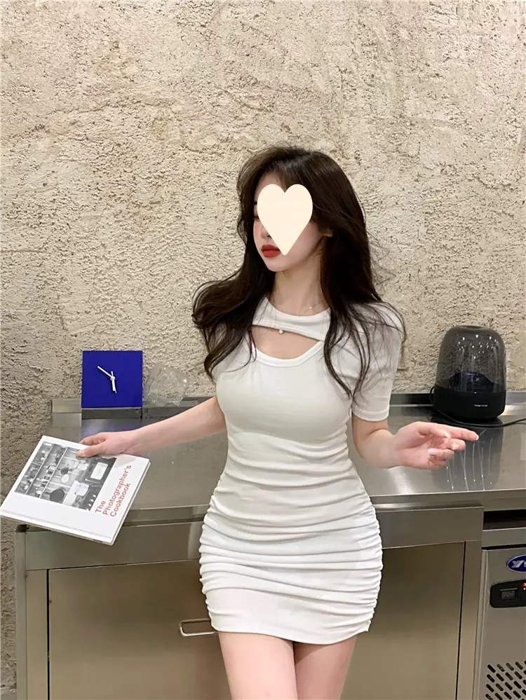 Black Hip-Hugging T-Shirt for Women Spring Summer — feature 22