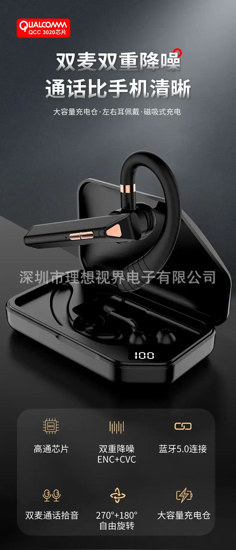 New K3 Bluetooth 5.3 Earphones with 700 Hours Battery — feature 4