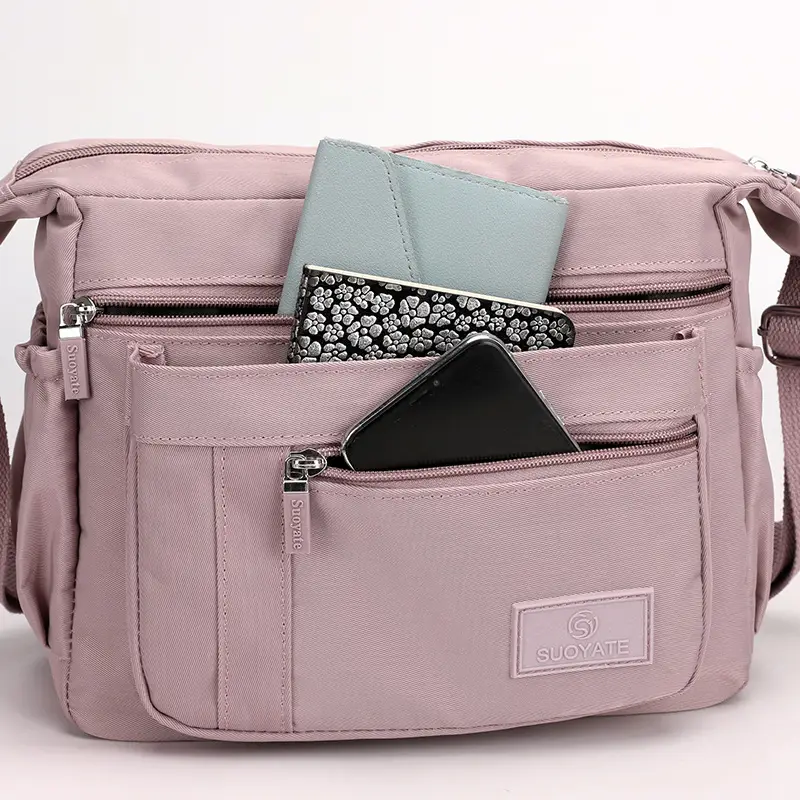 Women's Nylon Shoulder Bag for Travel & Daily Use - Image 9