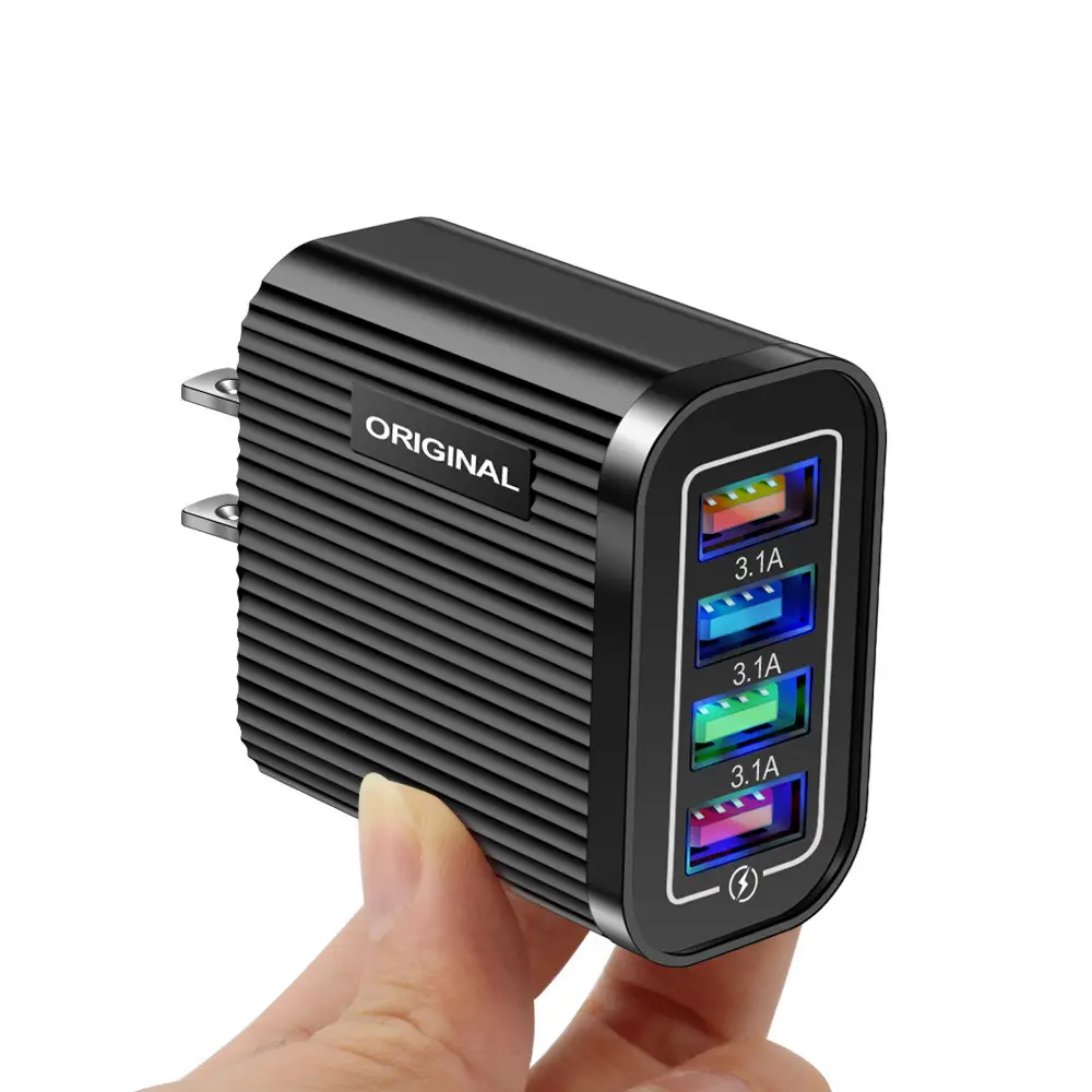 4 USB Travel Charging Head for Mobile Phones - Image 5