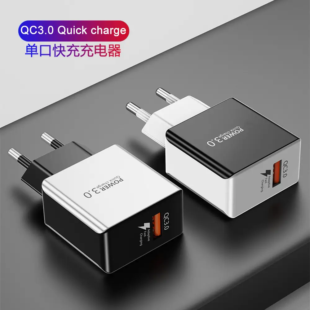 3A QC3.0 Fast Charging USB Charger 5V/9V/12V - Image 2