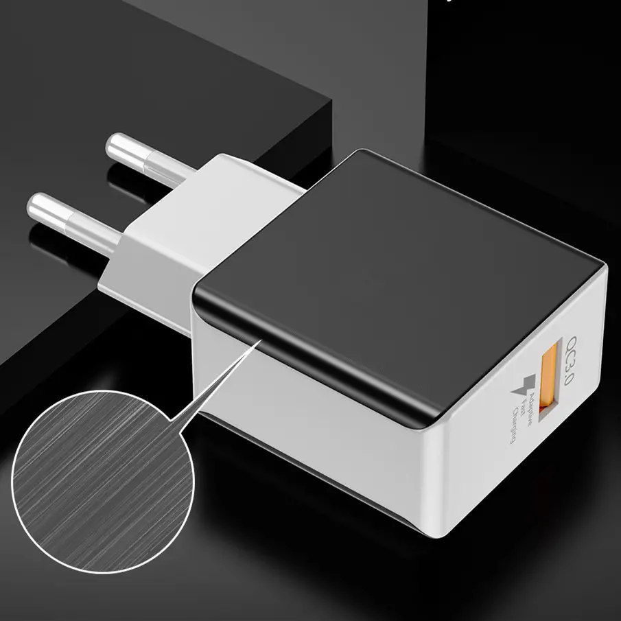 3A QC3.0 Fast Charging USB Charger 5V/9V/12V - Image 3