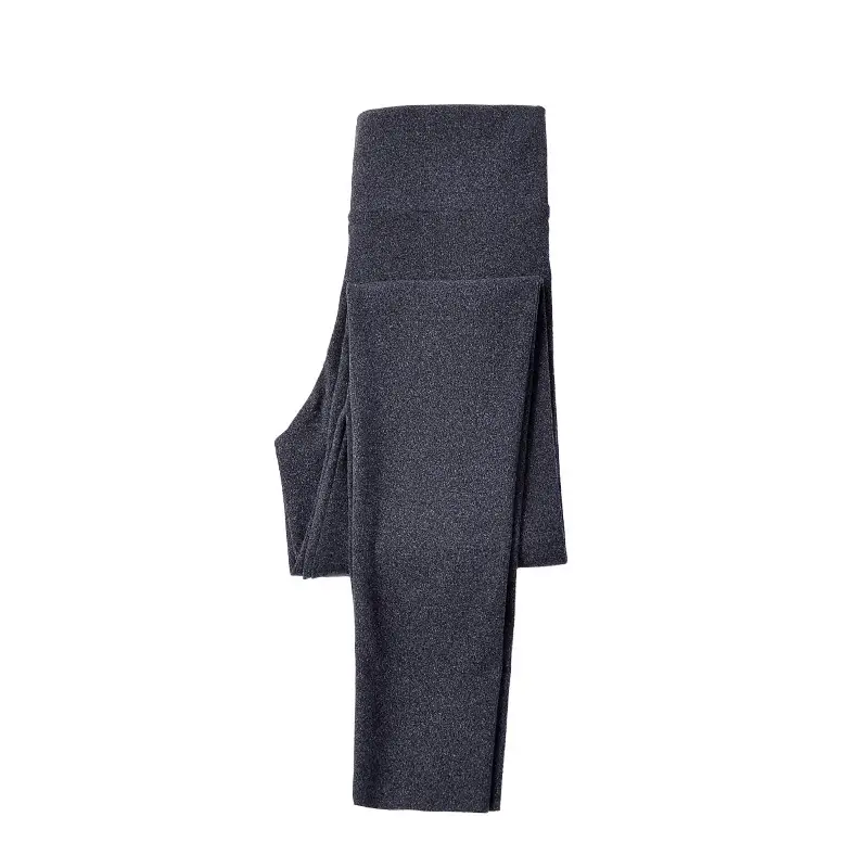 Black Velvet Padded Leggings Women Plus Size Winter Warm - Image 8
