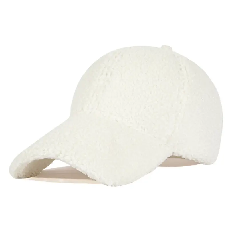 Winter Warm Duck Cap Windproof Lamb Plush Grey