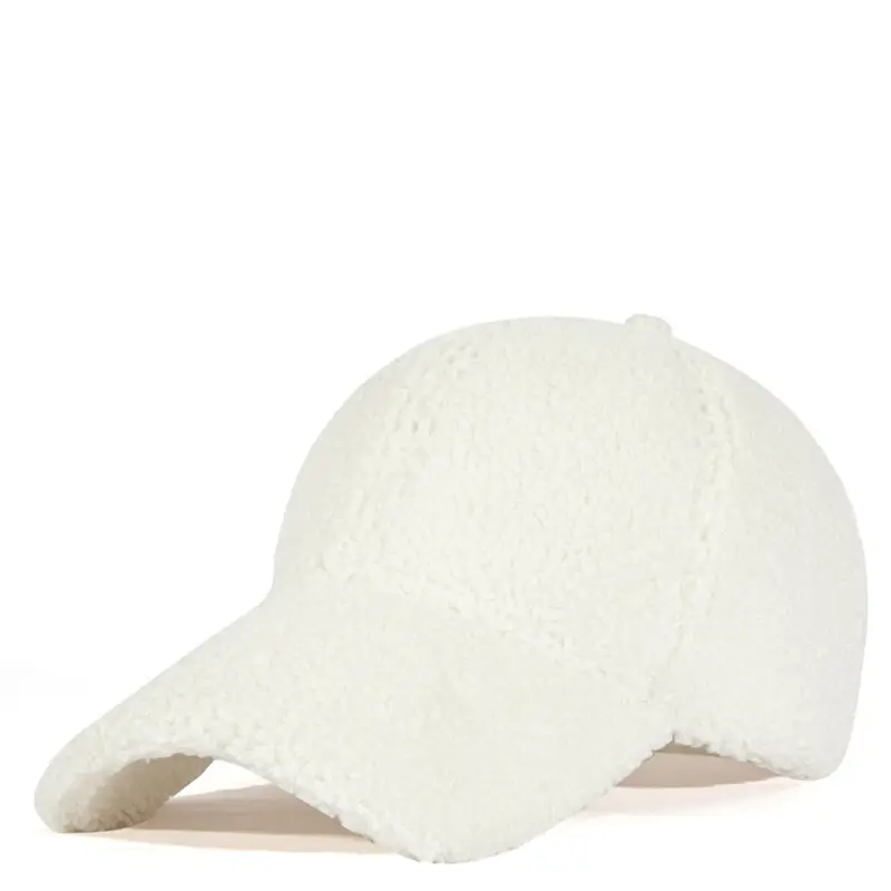 Winter Warm Duck Cap Windproof Lamb Plush Grey - Image 3