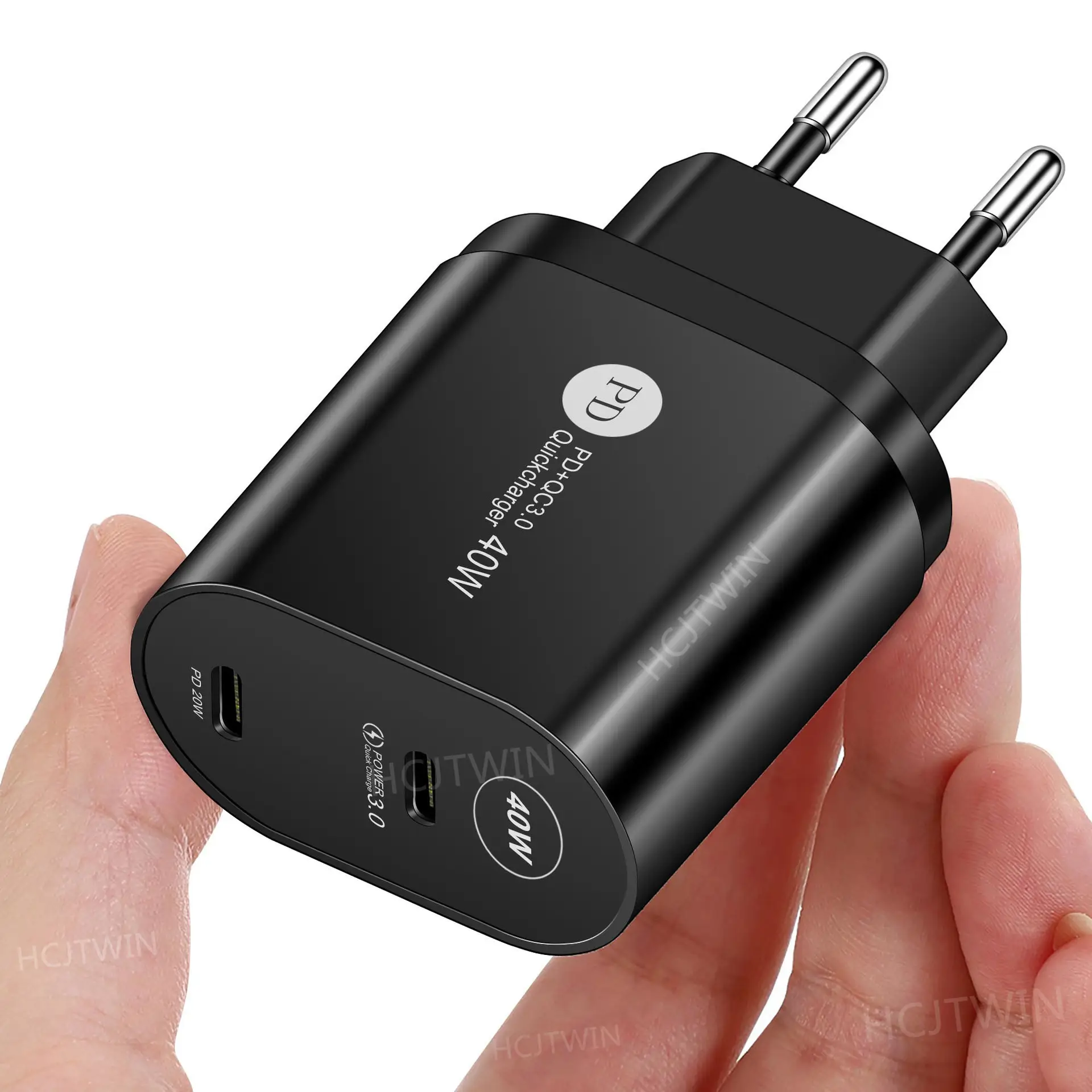 40W Double PD Fast Charging Type-C Charger - Image 4