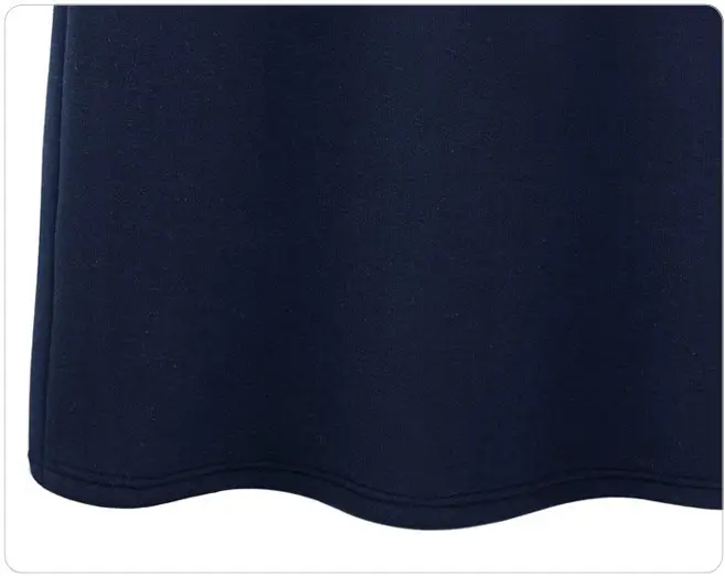 Trojans Hoodie Set Large Women Navy Grey Velvet Padded — feature 15