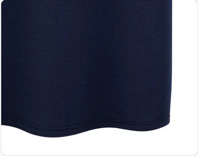 Trojans Hoodie Set Large Women Navy Grey Velvet Padded — feature 17