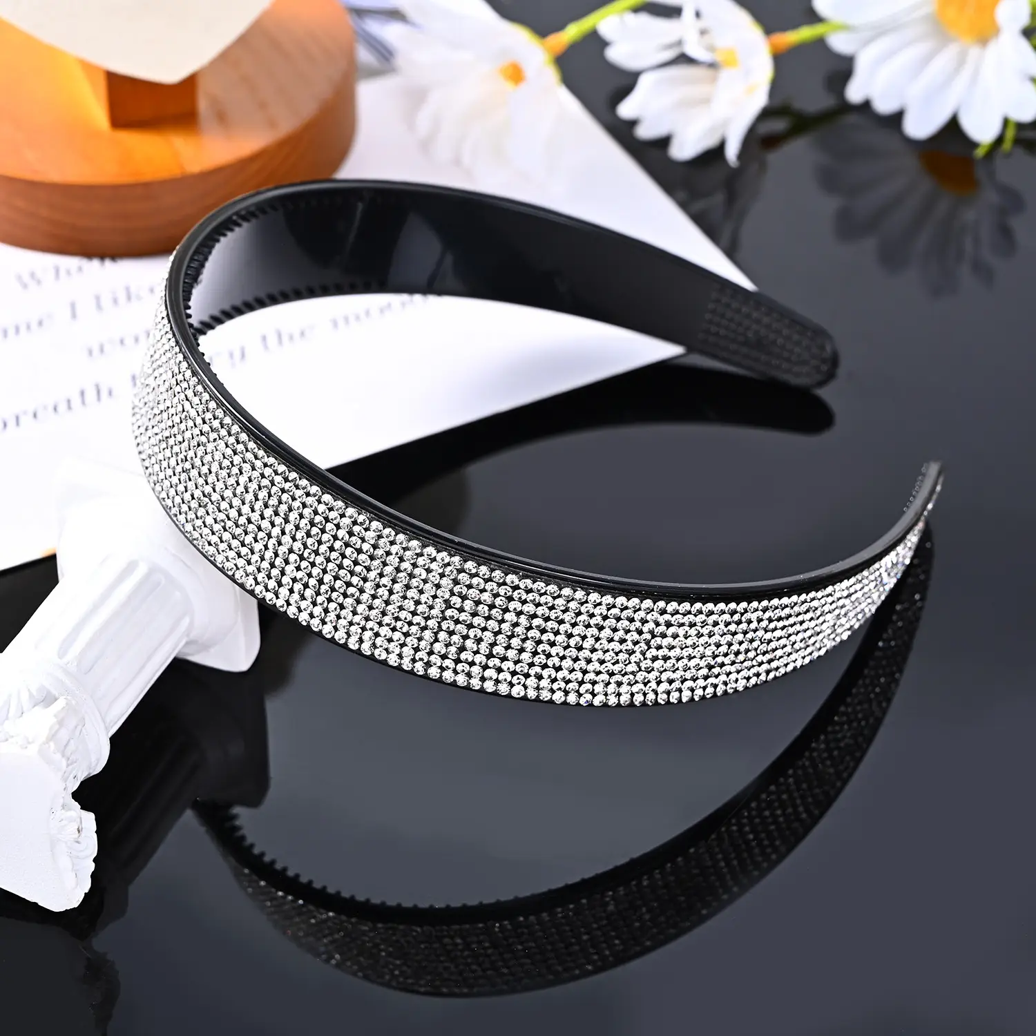 Diamond Encrusted Crystal Headband for Girls - Image 3