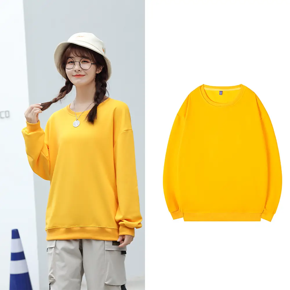 2023 Hooded Sweatshirt Yellow Casual Party Wear - Image 19