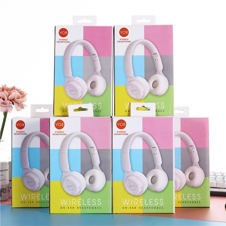 Wireless Foldable Bluetooth Headset Y08 White — feature 16