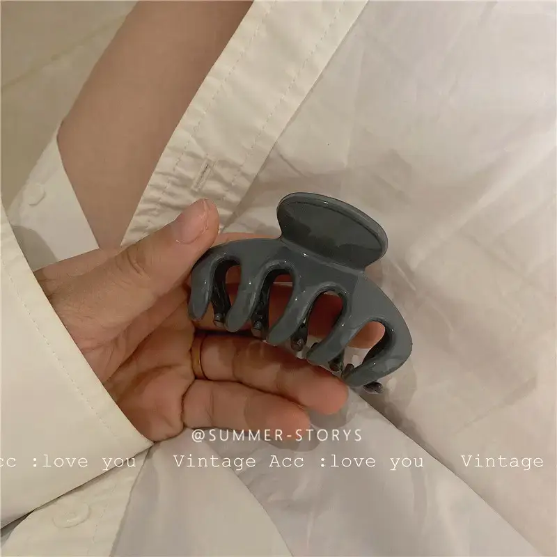 Milk Tea Color Hairpin Clip Korean Style Retro Morandi Color - Image 10