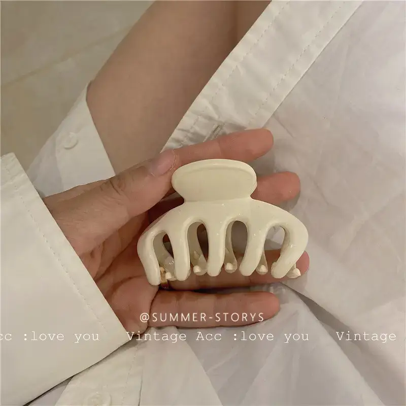 Milk Tea Color Hairpin Clip Korean Style Retro Morandi Color - Image 11