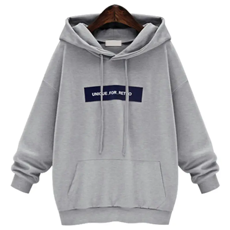 Pink Fleece Hoodie for Women Plus Size Korean Style — feature 12