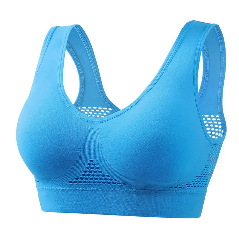 White Cut Out Mesh Sports Bra Large - Image 13