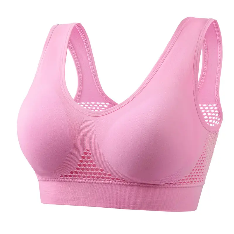 White Cut Out Mesh Sports Bra Large - Image 14