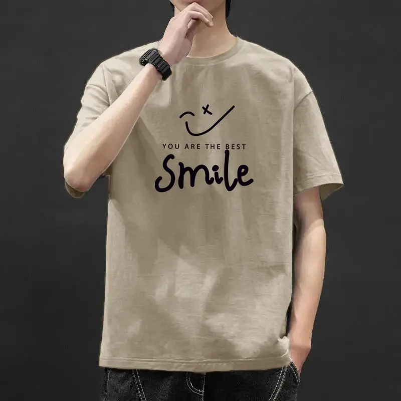Men Blue Graphic T-Shirt Ice Silk 2021 - Image 19