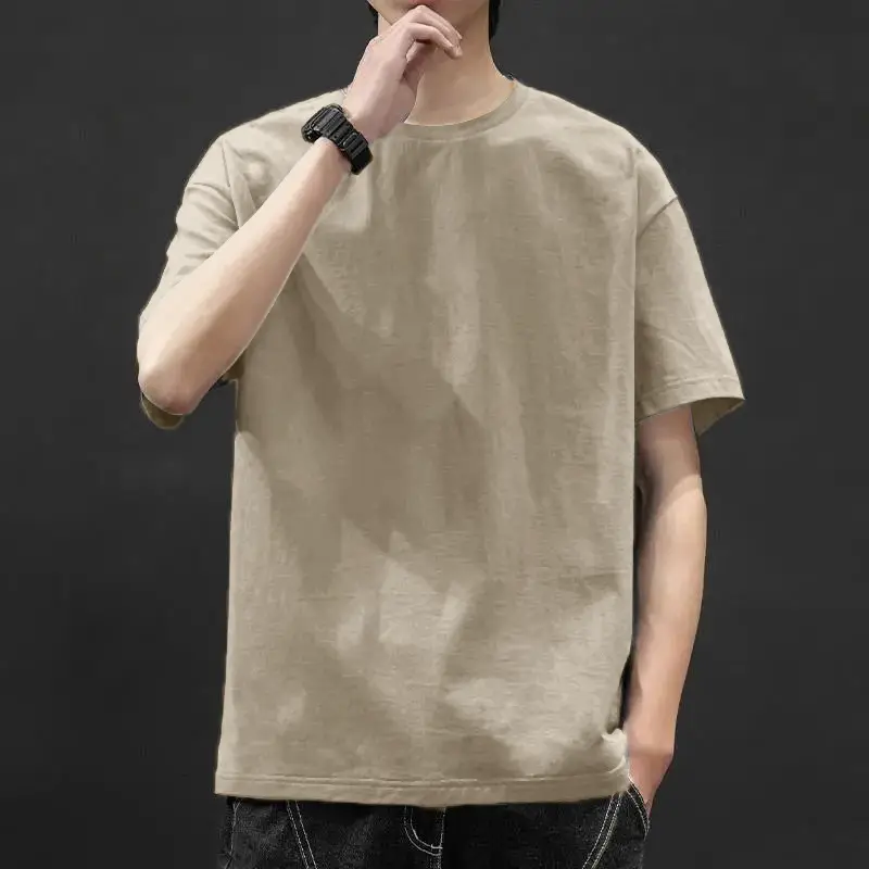 Men Blue Graphic T-Shirt Ice Silk 2021 - Image 27