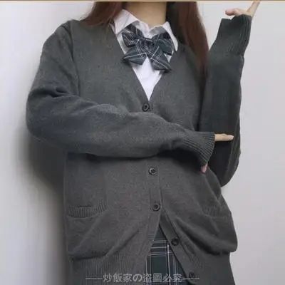 Men V-Neck Knit Cardigan Grey Summer Wear - Image 5