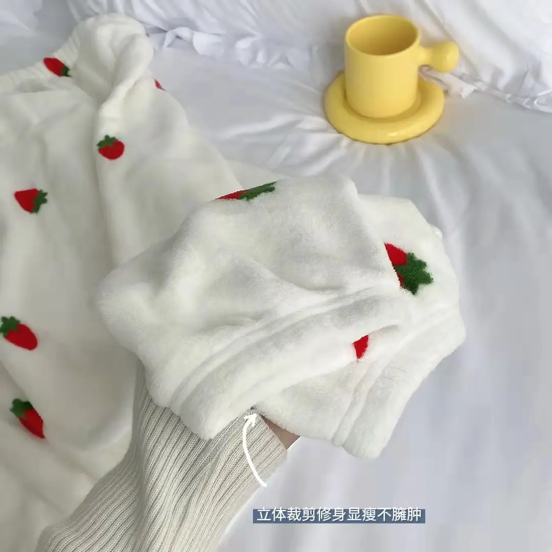 2025 New Autumn & Winter Large Size Coral Velvet Pajamas - Image 8
