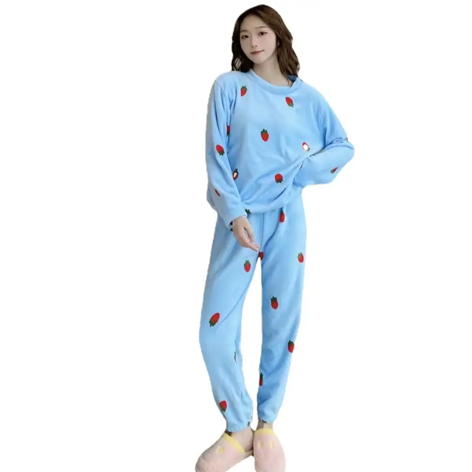 2025 New Autumn & Winter Large Size Coral Velvet Pajamas - Image 9