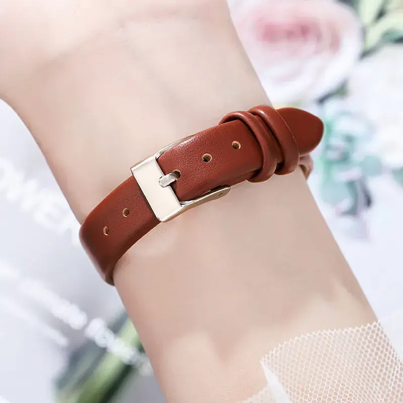 Ladies Rose Gold Quartz Watch with Crystal Band