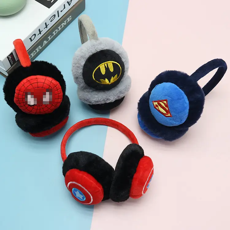 Children's Cartoon Earmuffs, Earmuffs, Winter Boys' Outdoor Earmuffs, Girls' Warm Earmuffs, Ear Warmers, Anti-Noise