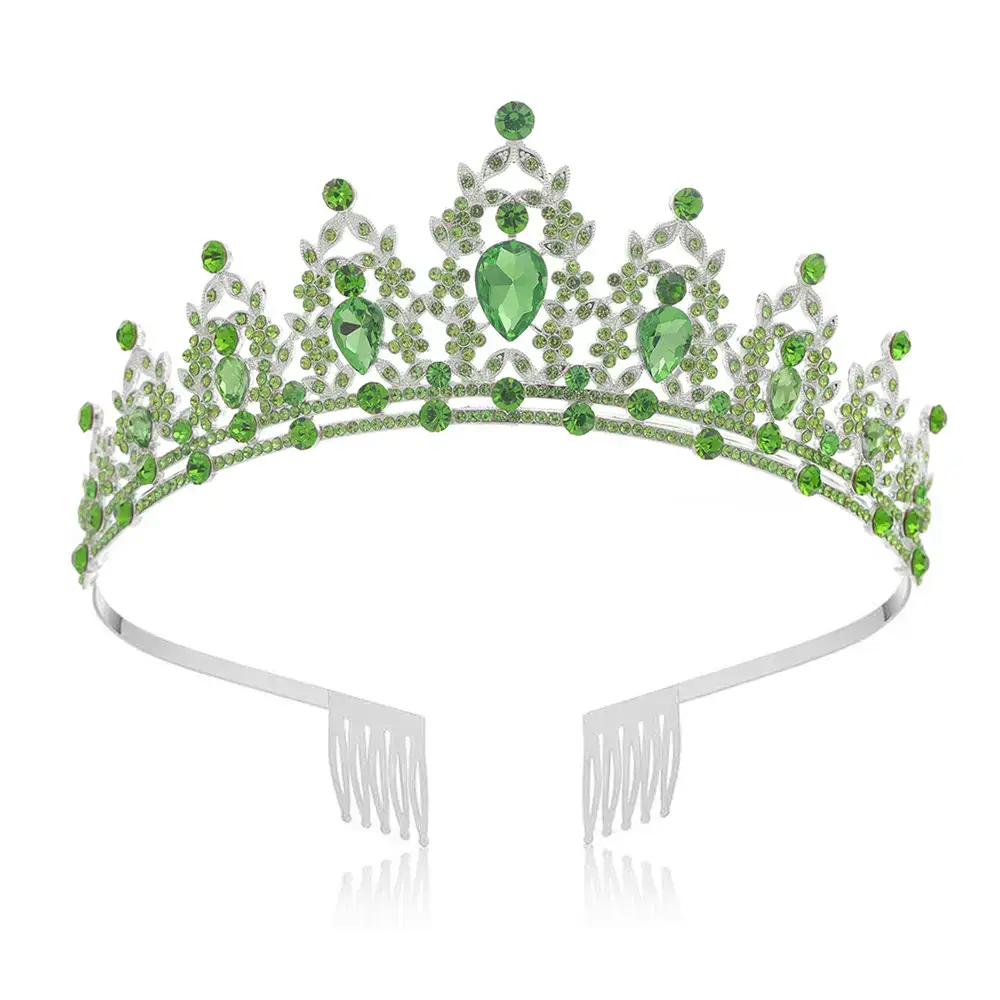 European Gem Crown Baroque Wedding Hair Band - Image 22
