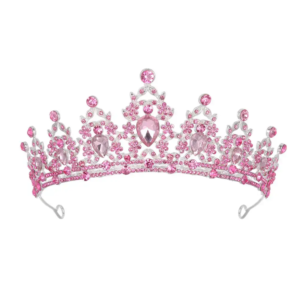European Gem Crown Baroque Wedding Hair Band - Image 32