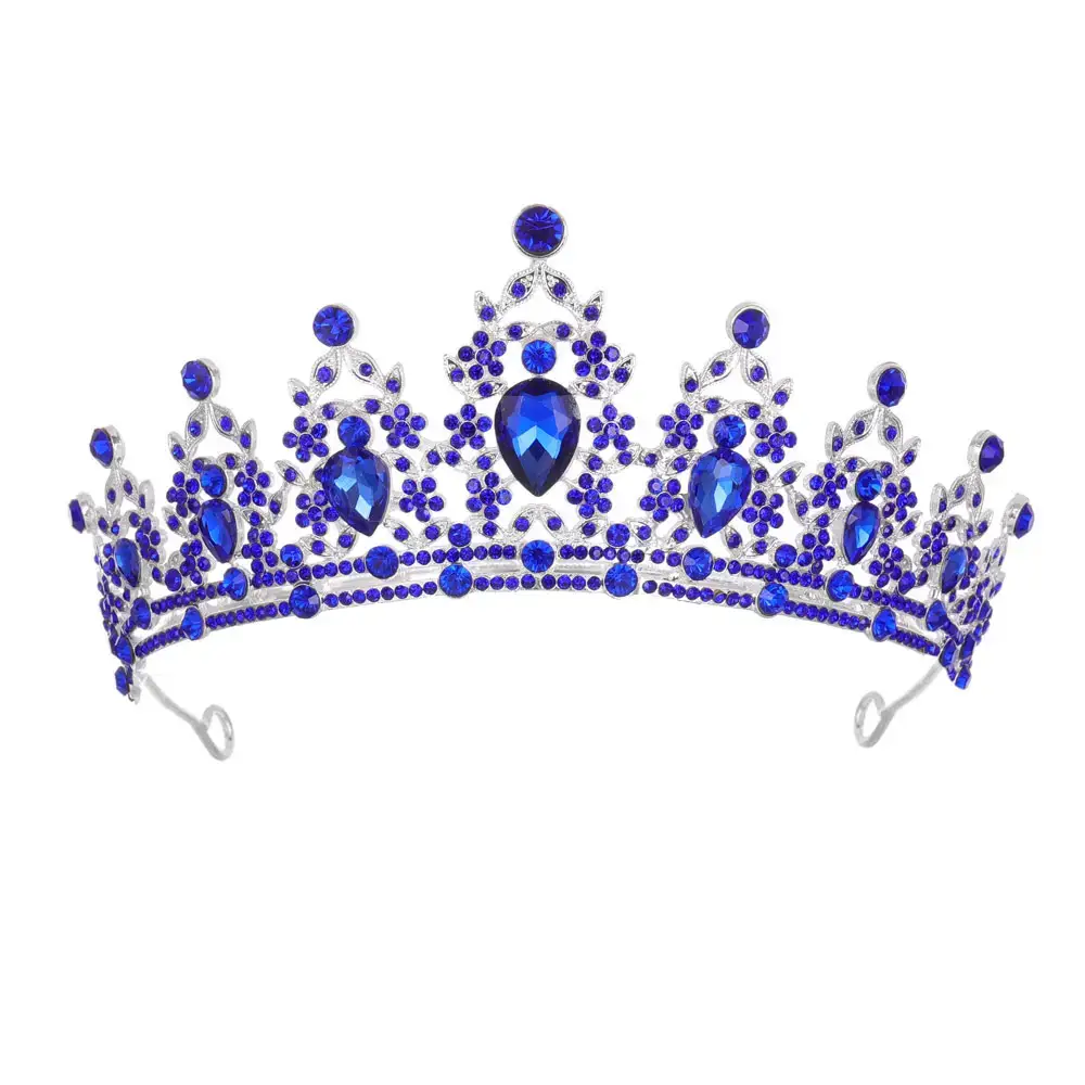 European Gem Crown Baroque Wedding Hair Band - Image 38