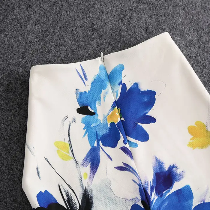 Women's Floral Print Pencil Skirt Spring Summer — feature 11