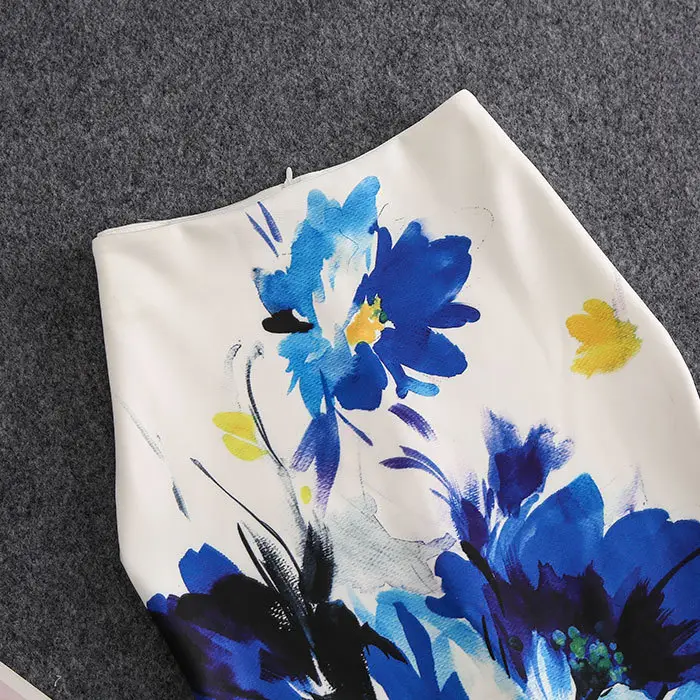 Women's Floral Print Pencil Skirt Spring Summer — feature 7