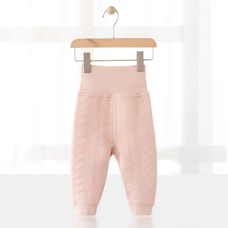 Baby Warm High Waist Pants Cotton Spring Autumn Winter - Image 3