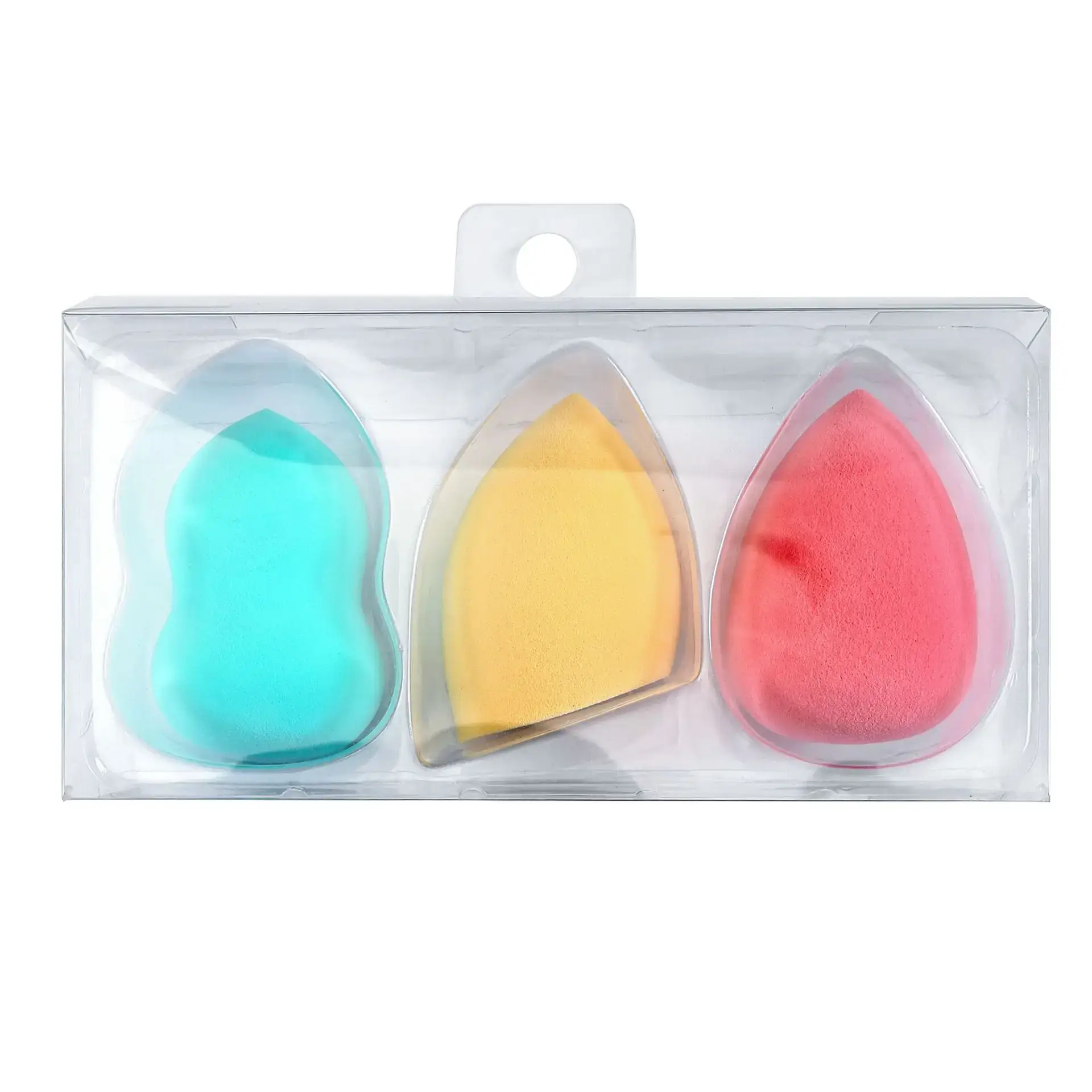 Pink Bevel-Cut Wet Dry Powder Sponge