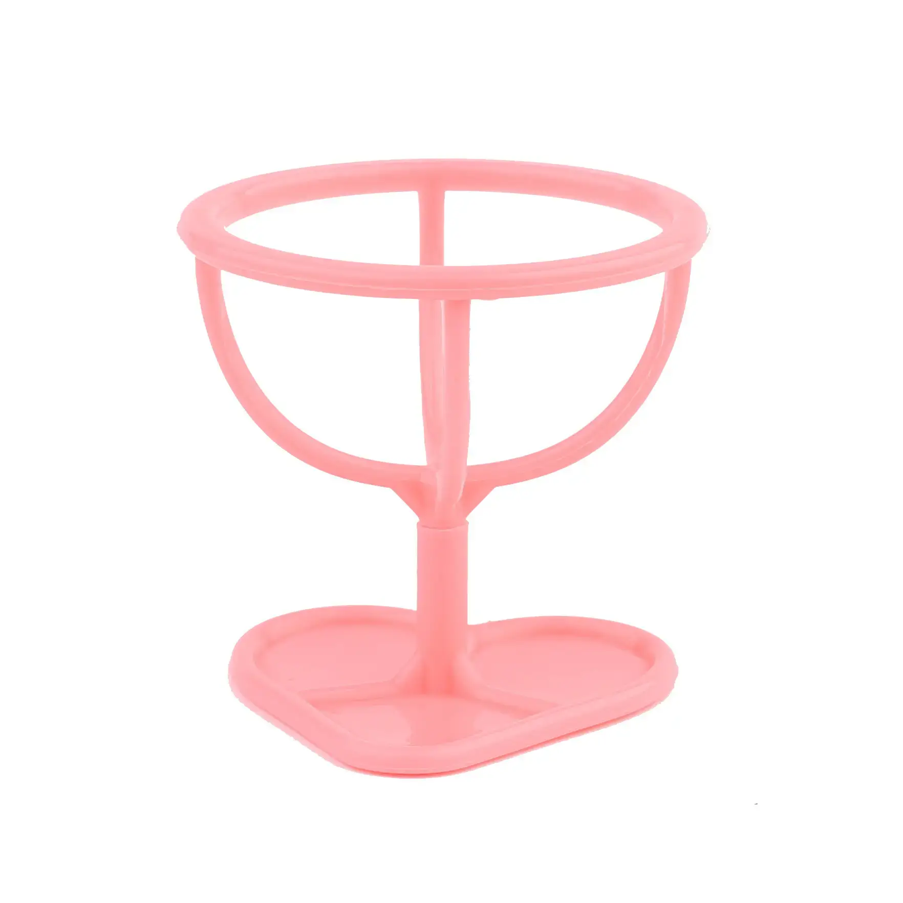 Pink Bevel-Cut Wet Dry Powder Sponge