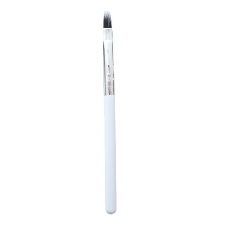 White Short-Handled Makeup Brush for Beginners