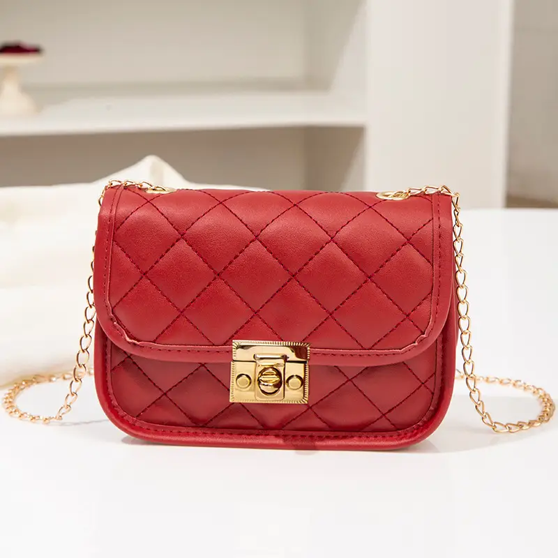 Black Embroidered Quilted Shoulder Bag for Women - Image 2