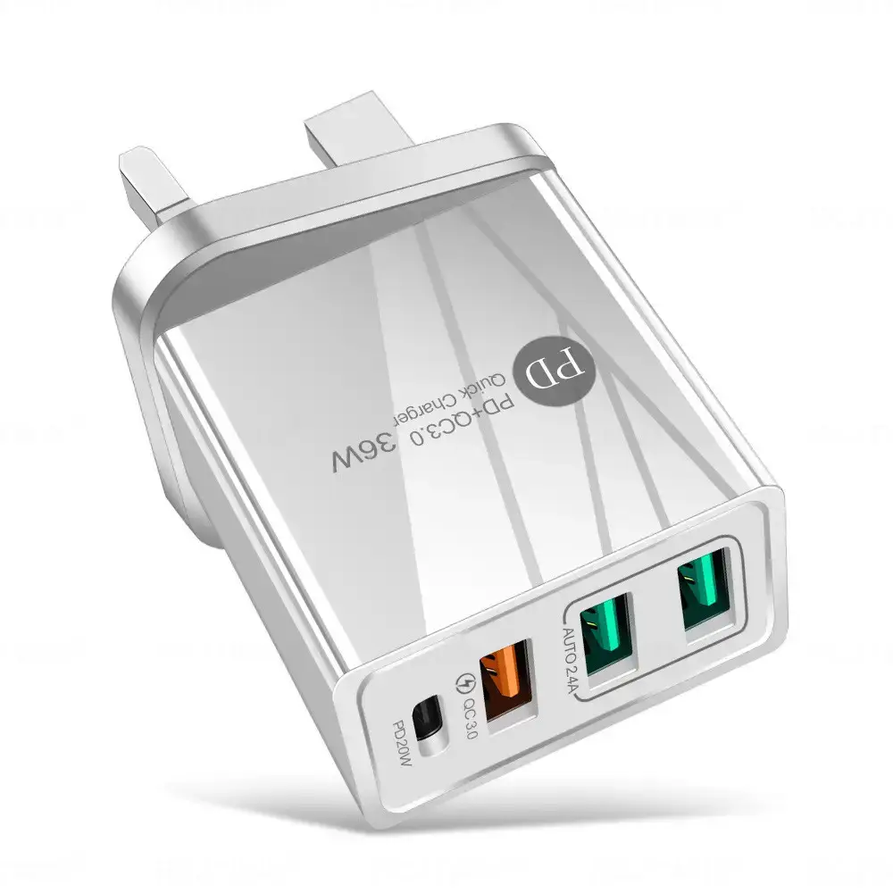 20W PD2.4A Multi-Port Phone Charger European American