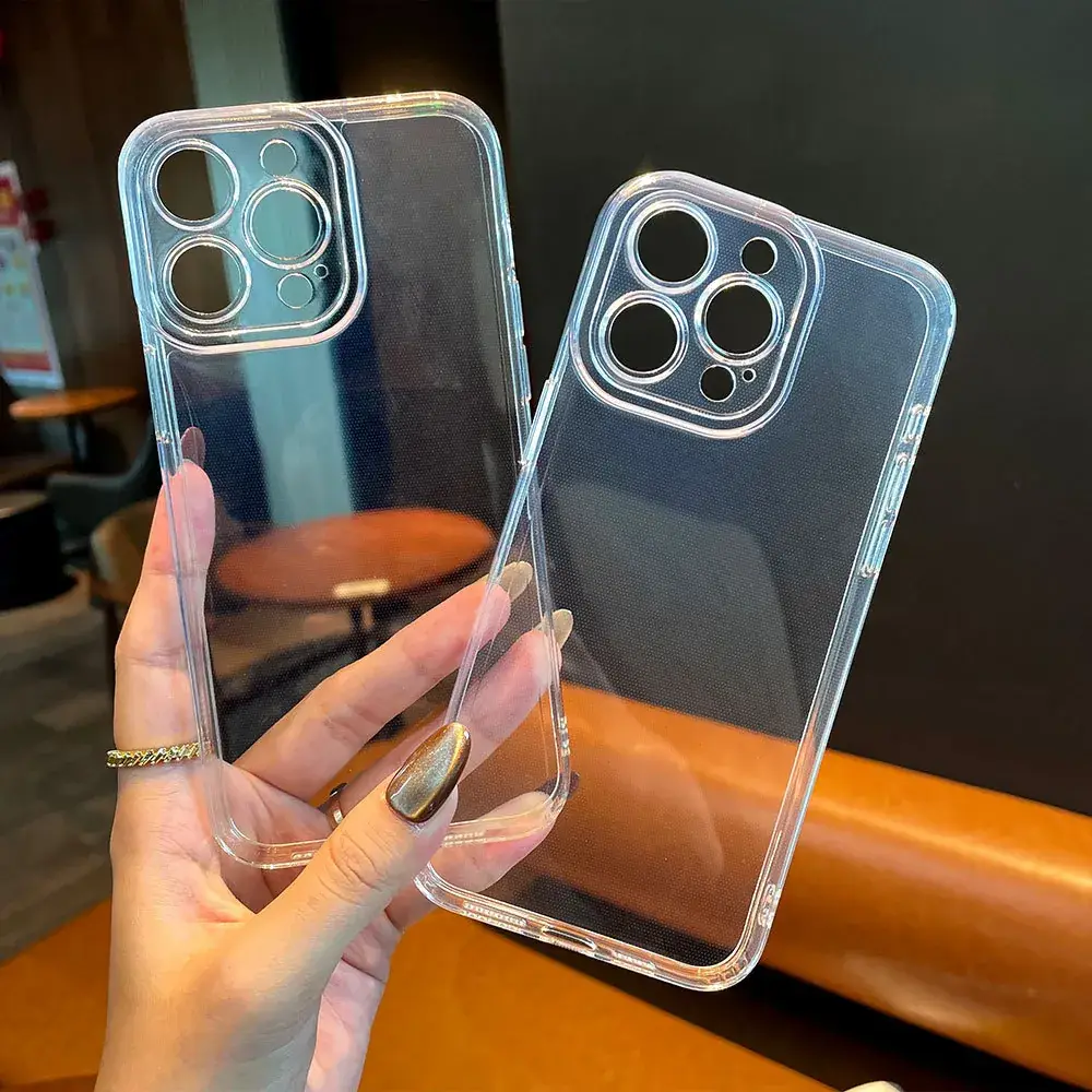 Transparent iPhone 16 Pro Protective Case with Fine Holes
