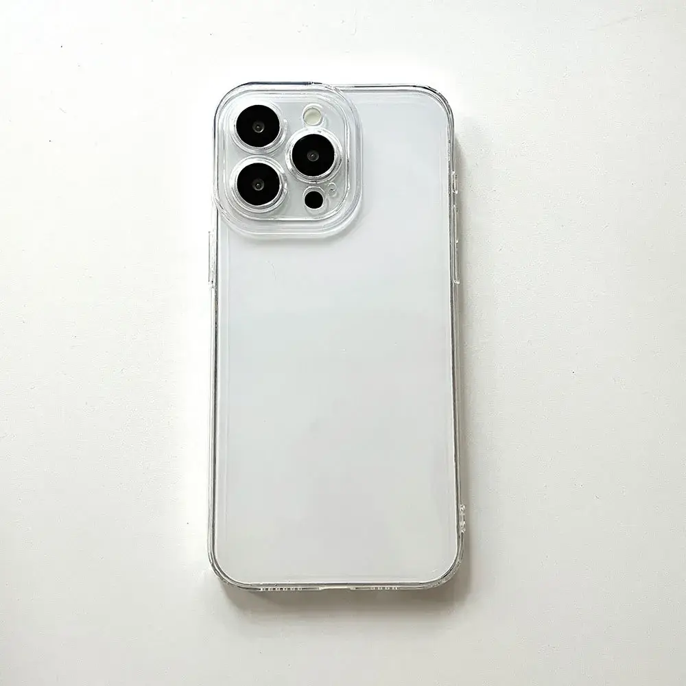 Transparent iPhone 16 Pro Protective Case with Fine Holes
